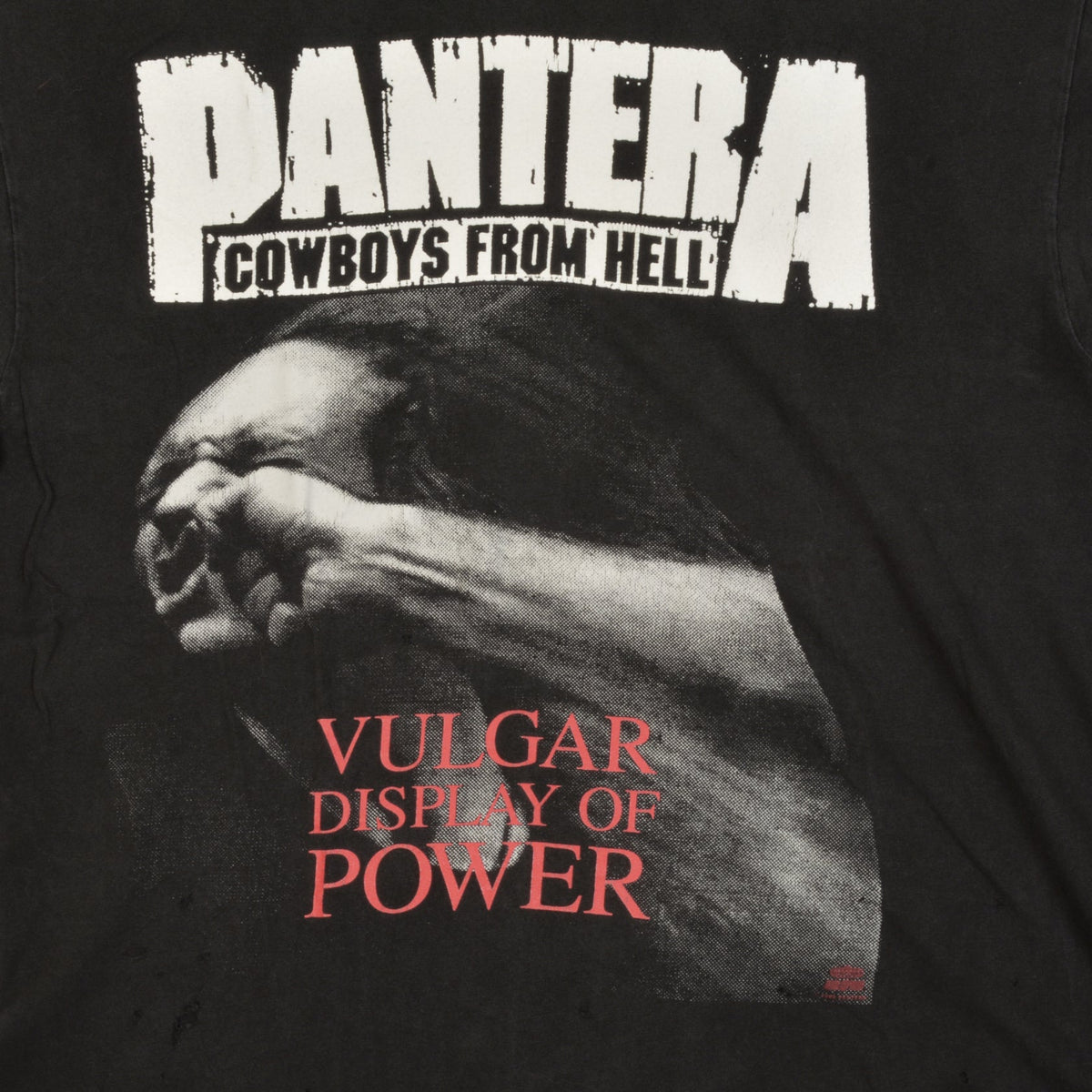 Black Vintage T-Shirt - Pantera Vulgar Display of Power - L