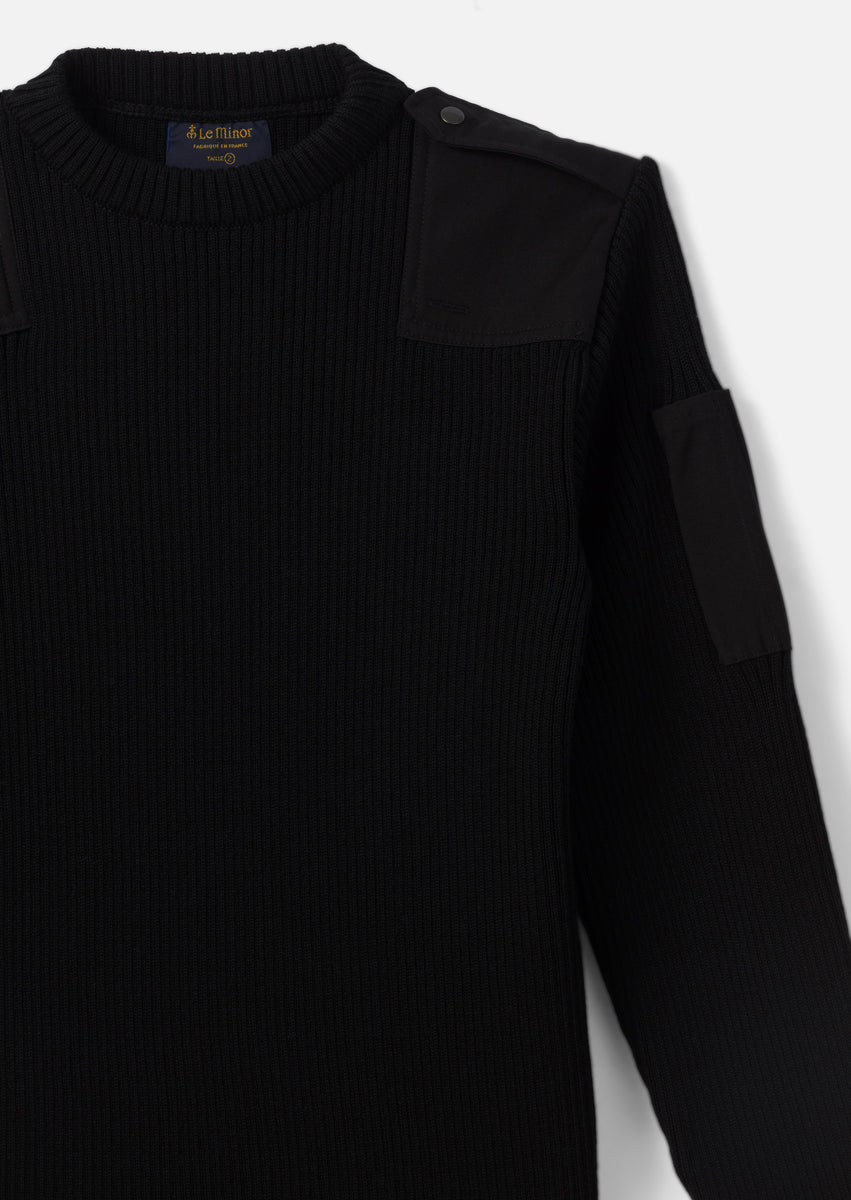 LE PULL OFFICIER (noir) – L'ÉTIQUETTE